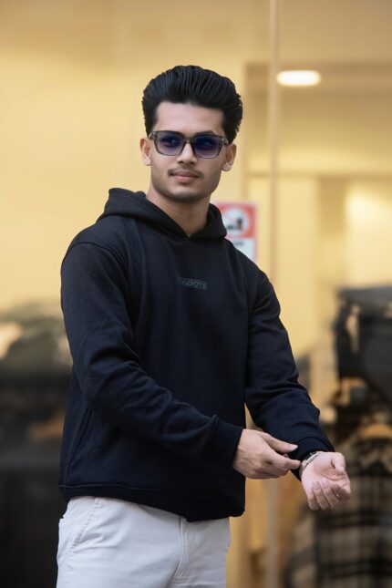 Essential Black Hoodie