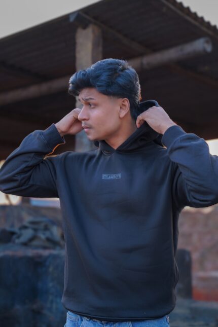 Essential Black Hoodie